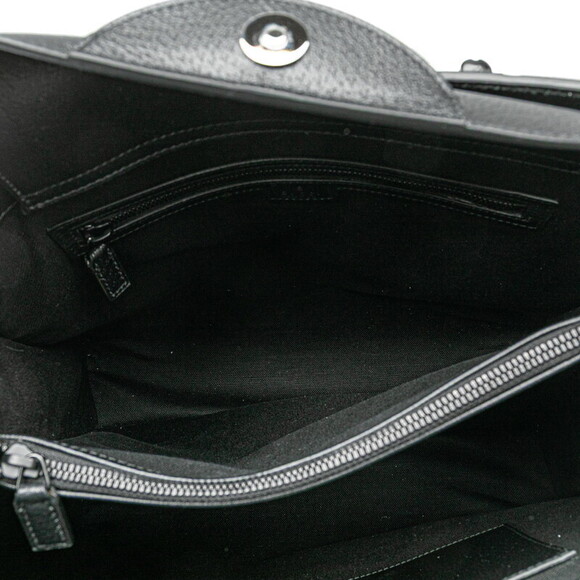 Gucci Bamboo Diana Sherry Tote Shoulder Bag Black Leather - Picture 6 of 8